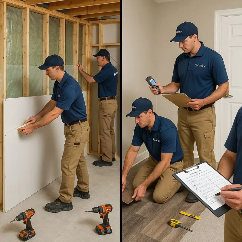 Repairs and Reconstruction process in Hamburg, PA